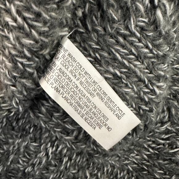 Carolyn Taylor Sweater WMNS M Heather Gray Button Down Knit Long Sleeve Soft - Picture 6 of 6